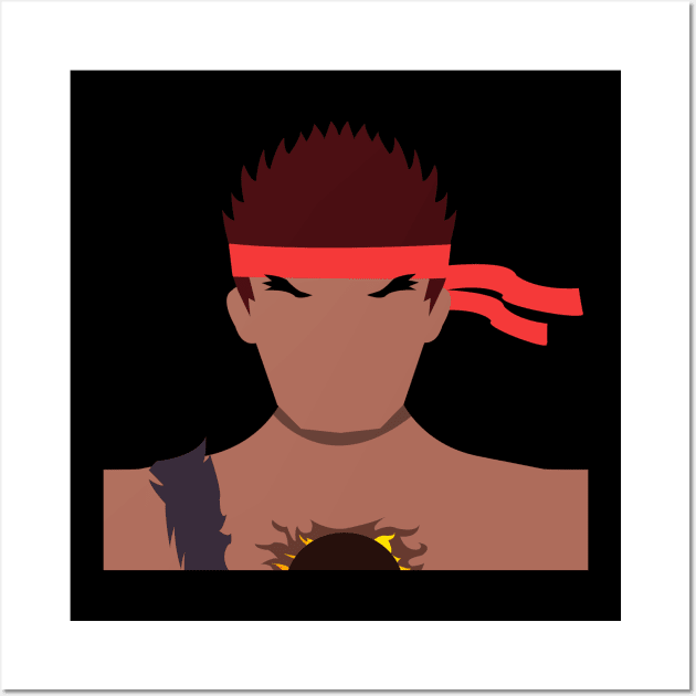 Evil Ryu SF4 Vector Wall Art by MagicFlounder